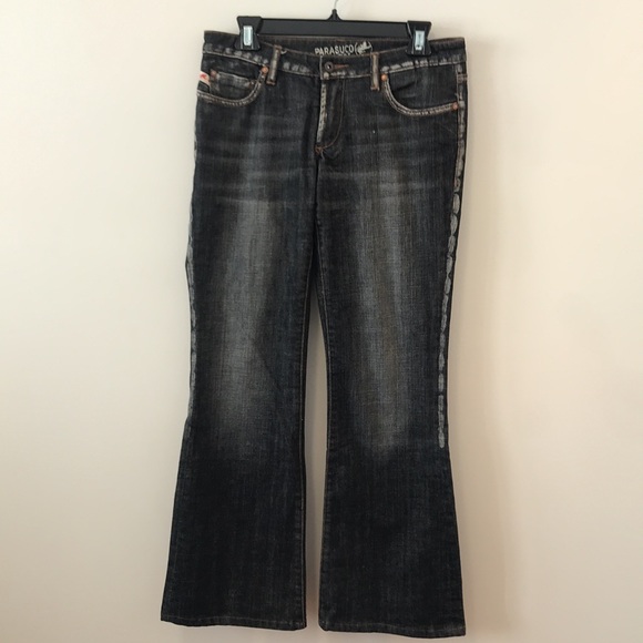 Parasuco Italian denim. Beautiful frost wash on black denim. - Picture 15 of 16